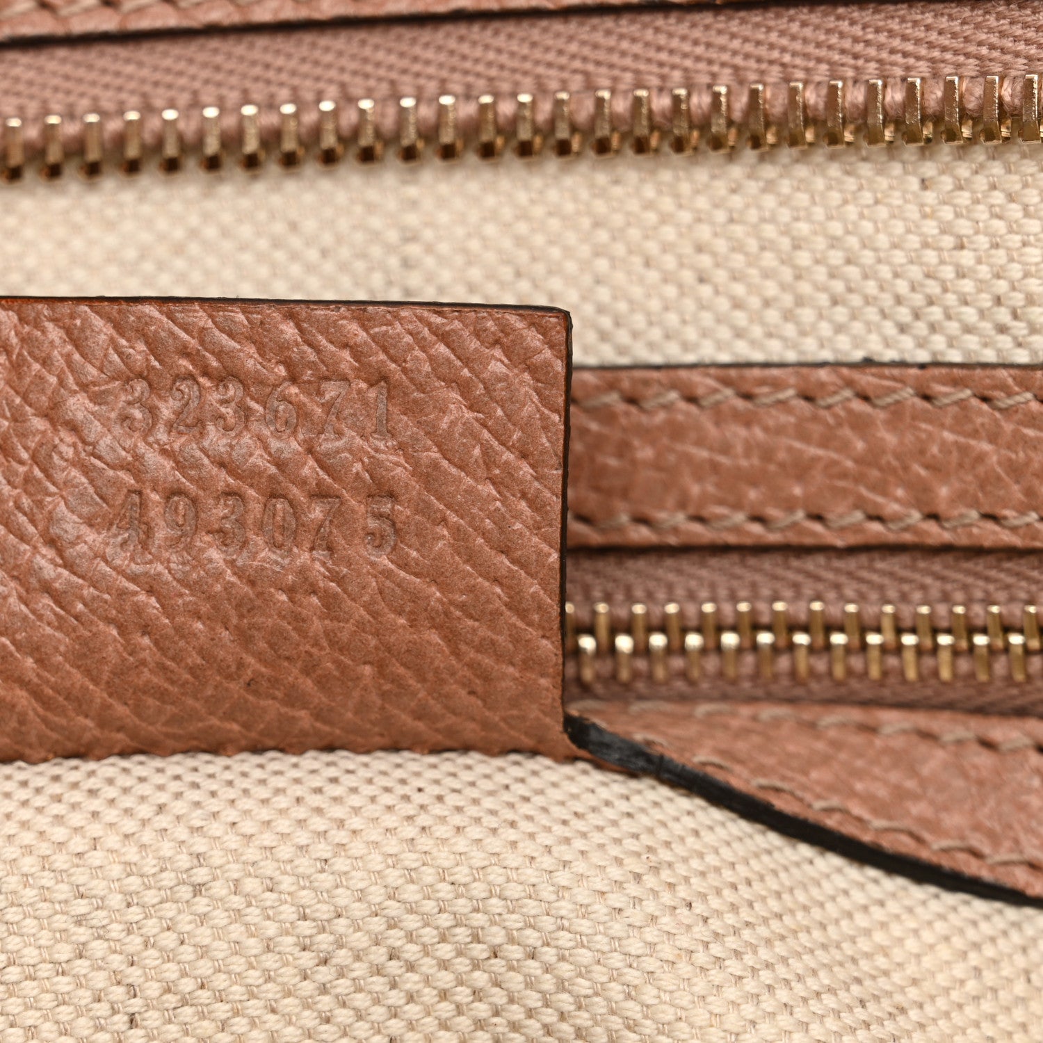 Gucci Monogram Medium Bree Zippered Tote Beige Dark Cipria 7 of 15