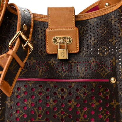 Louis Vuitton Monogram Perforated Musette Fuchsia 7 of 9