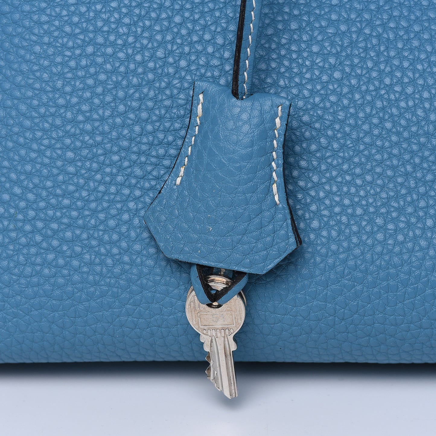 Taurillon Clemence Birkin 35 Blue Jean