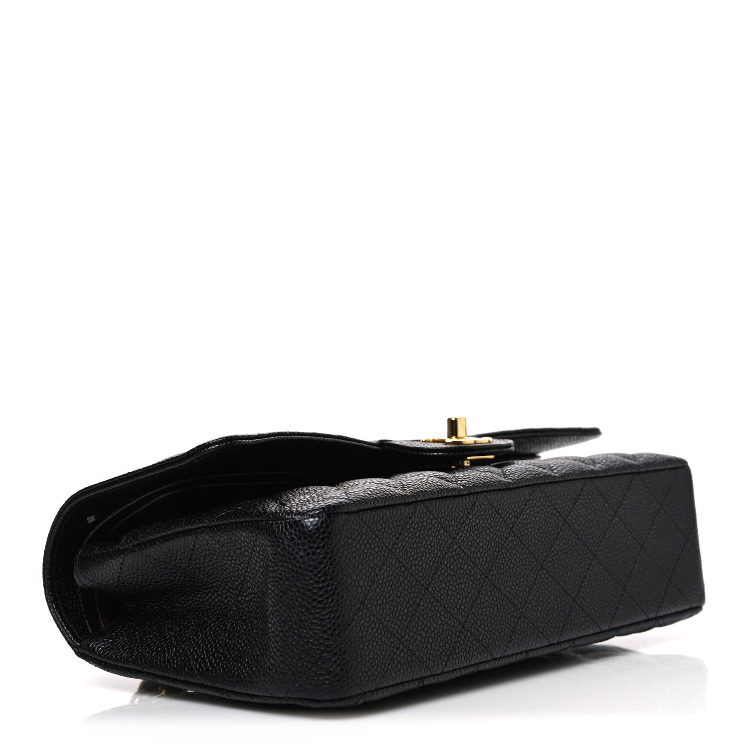 Chanel Caviar Quilted Medium Double Flap Black 3 of 9