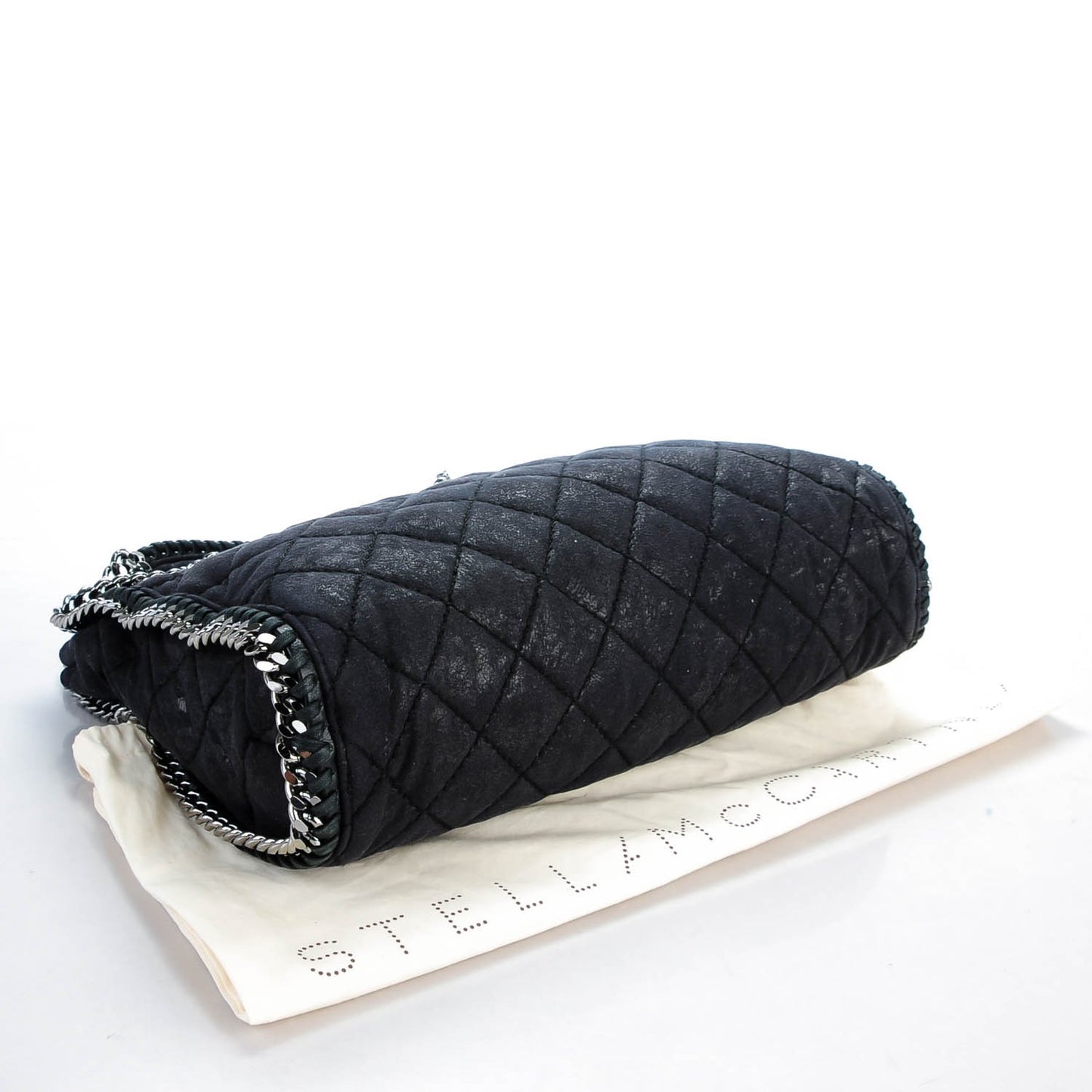 Shaggy Deer Quilted Small Falabella Black
