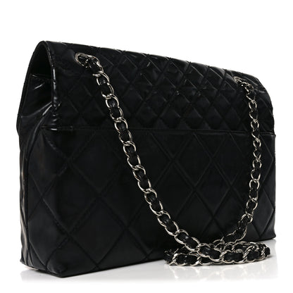 Chanel Vinyl Quilted In the Business Flap Bag Black 3 of 10
