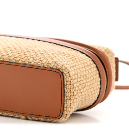 Bottega Veneta Nappa Jute Intrecciato Bang Bang Vanity Case Cane Sugar Light Wood 9 of 10
