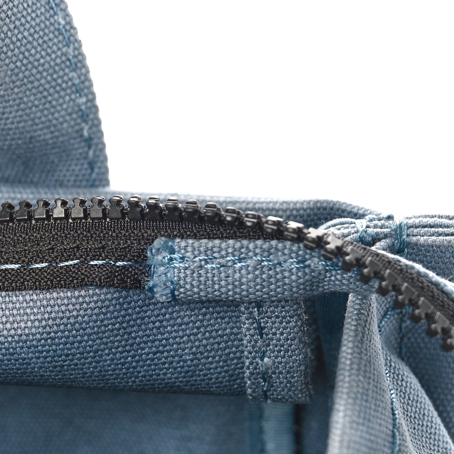 Cotton Canvas Medium The Traveler Tote Bag Blue Shadow