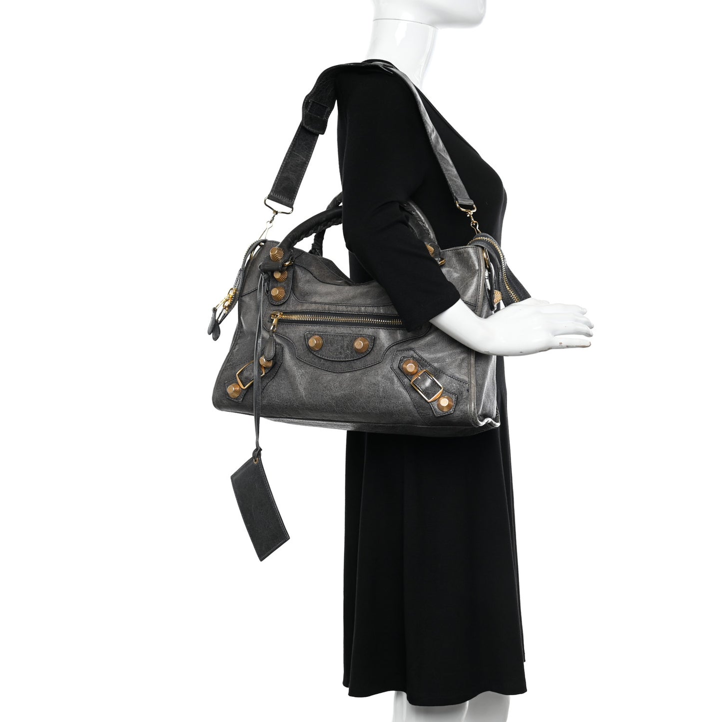 Agneau Giant 21 Gold Hardware City Anthracite