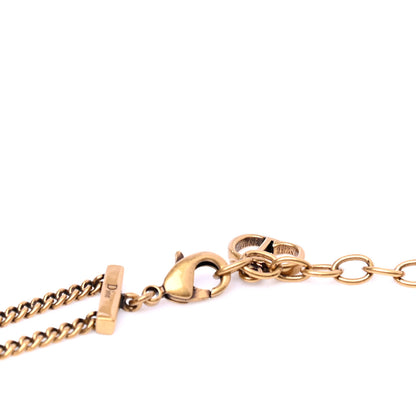 Christian Dior Metal J'Adior Choker Necklace Aged Gold 4 of 4