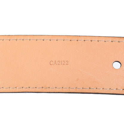 Louis Vuitton Vernis LV Frame Belt Amarante 85 34 5 of 8