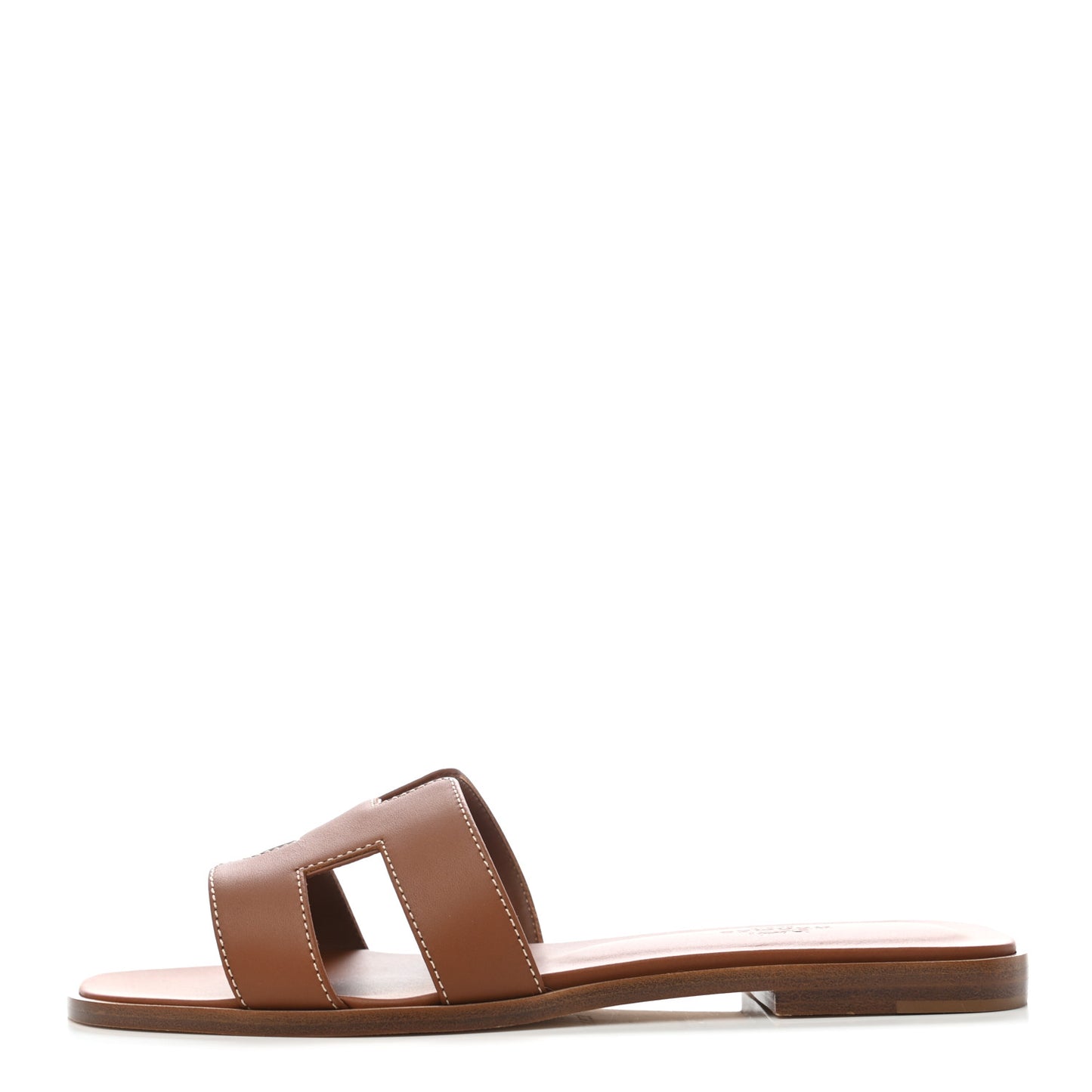 Box Calfskin Oran Sandals 38 Gold