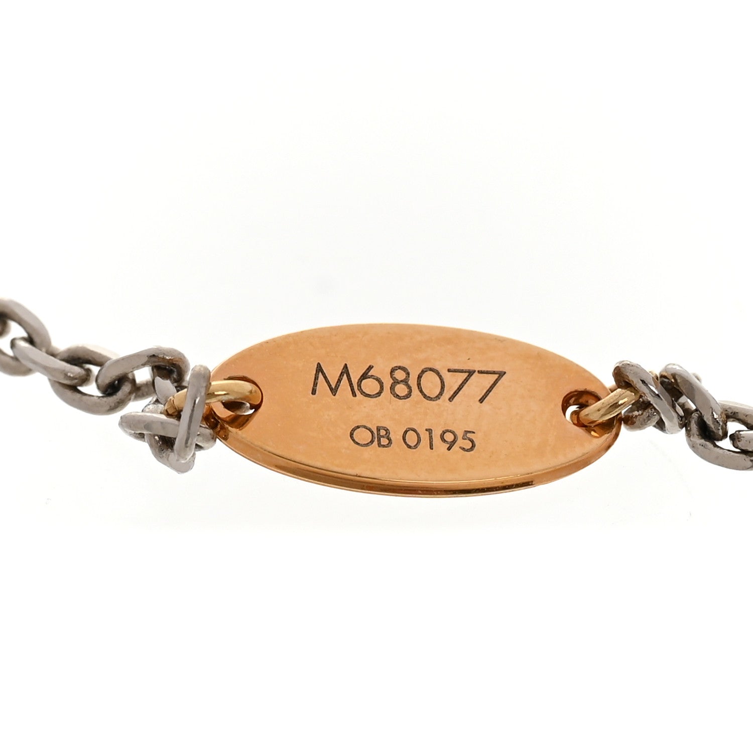 Louis Vuitton Logomania Bracelet Silver Gold 5 of 6