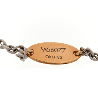 Louis Vuitton Logomania Bracelet Silver Gold 5 of 6