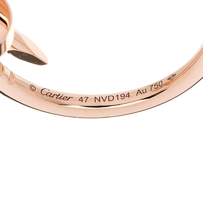 Cartier 18K Pink Gold Small Juste Un Clou Ring 47 4 4 of 5