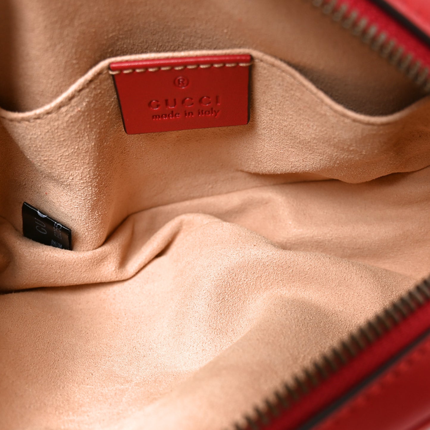 Calfskin Matelasse GG Marmont Belt Bag 75 30 Hibiscus Red