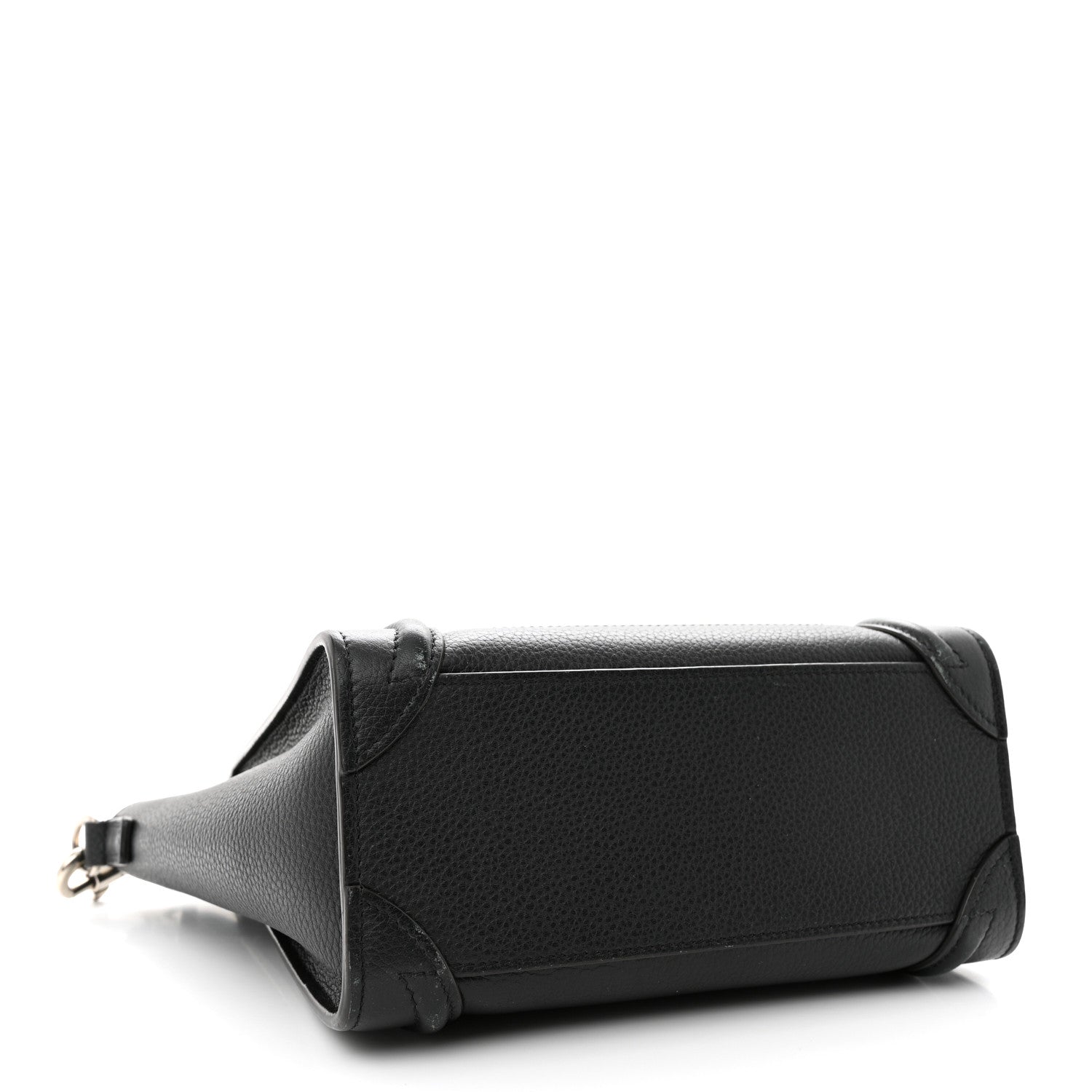 Celine Drummed Calfskin Nano Luggage Black 4 of 19
