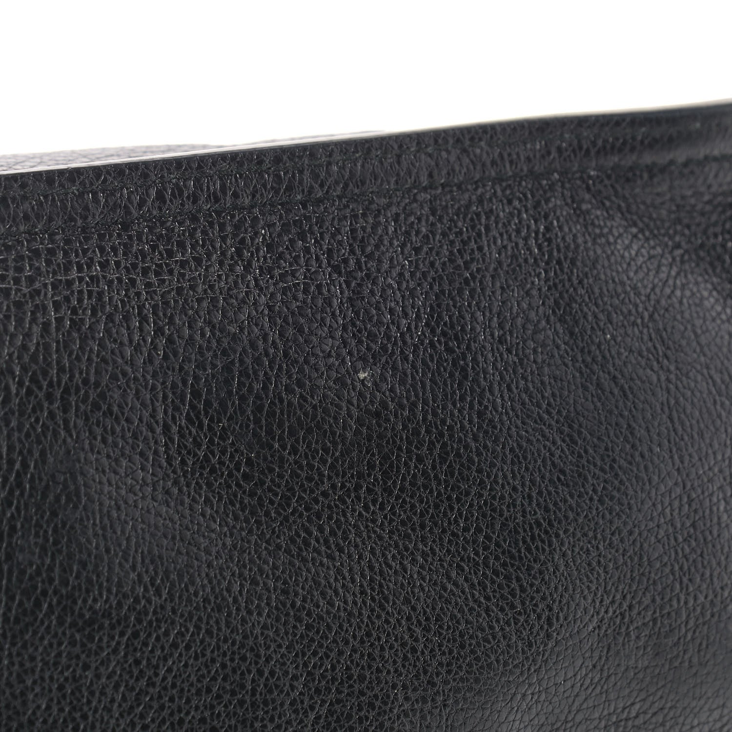 Prada Glace Calfskin Etiquette Shopping Bag Black Astrale 15 of 17
