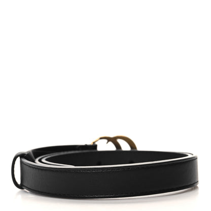 Gucci Calfskin Double G 20mm Belt 70 28 Black 2 of 5