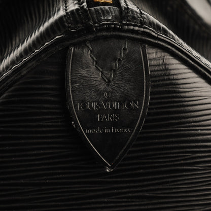 Louis Vuitton Epi Speedy 25 Black 6 of 7