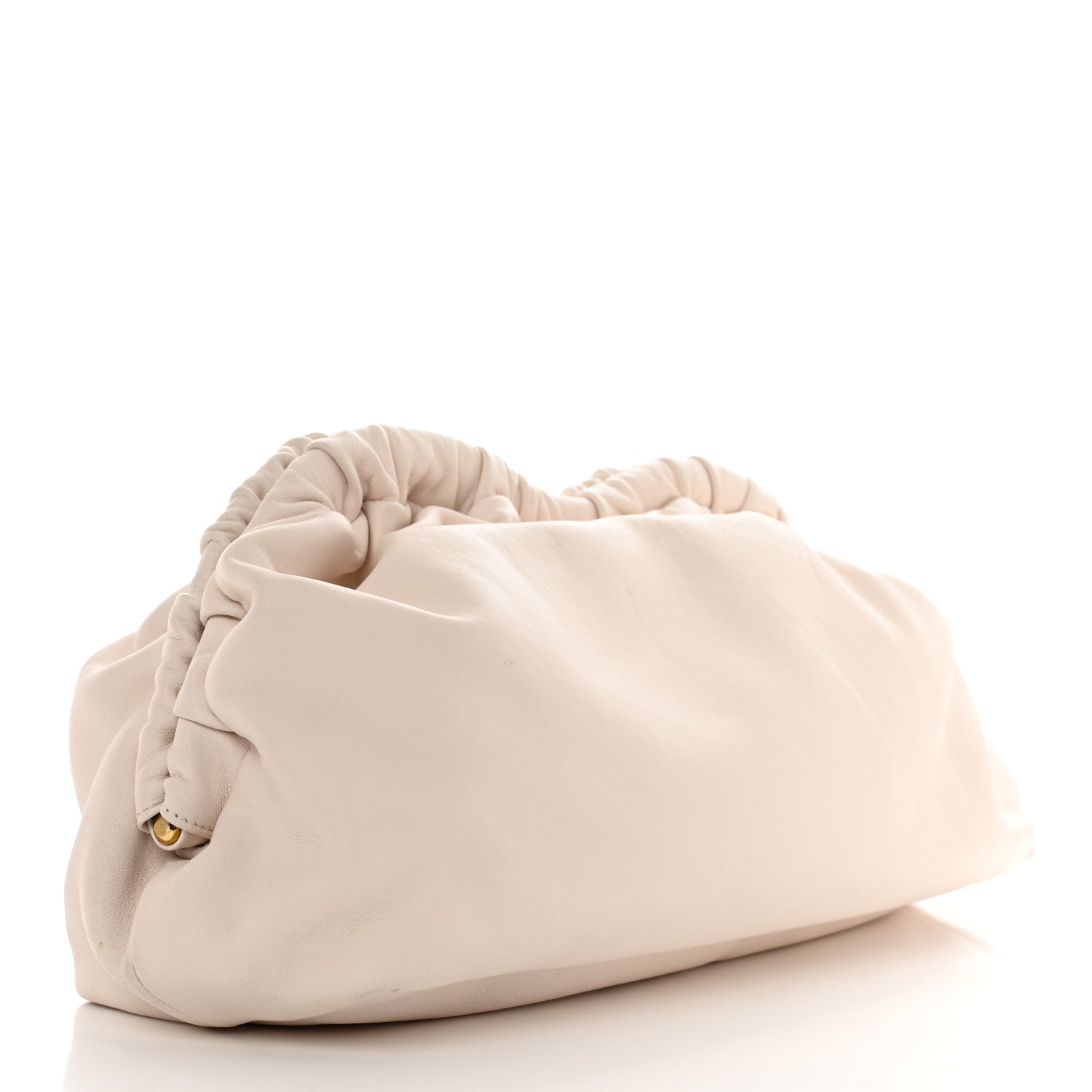Mansur Gavriel Lambskin Cloud Clutch White 3 of 13