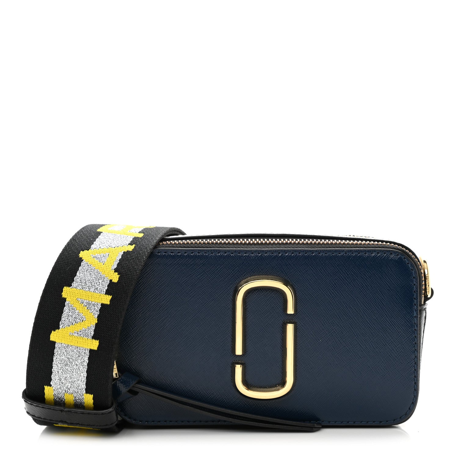 Marc Jacobs Saffiano Small Snapshot Camera Bag Blue 1 of 10