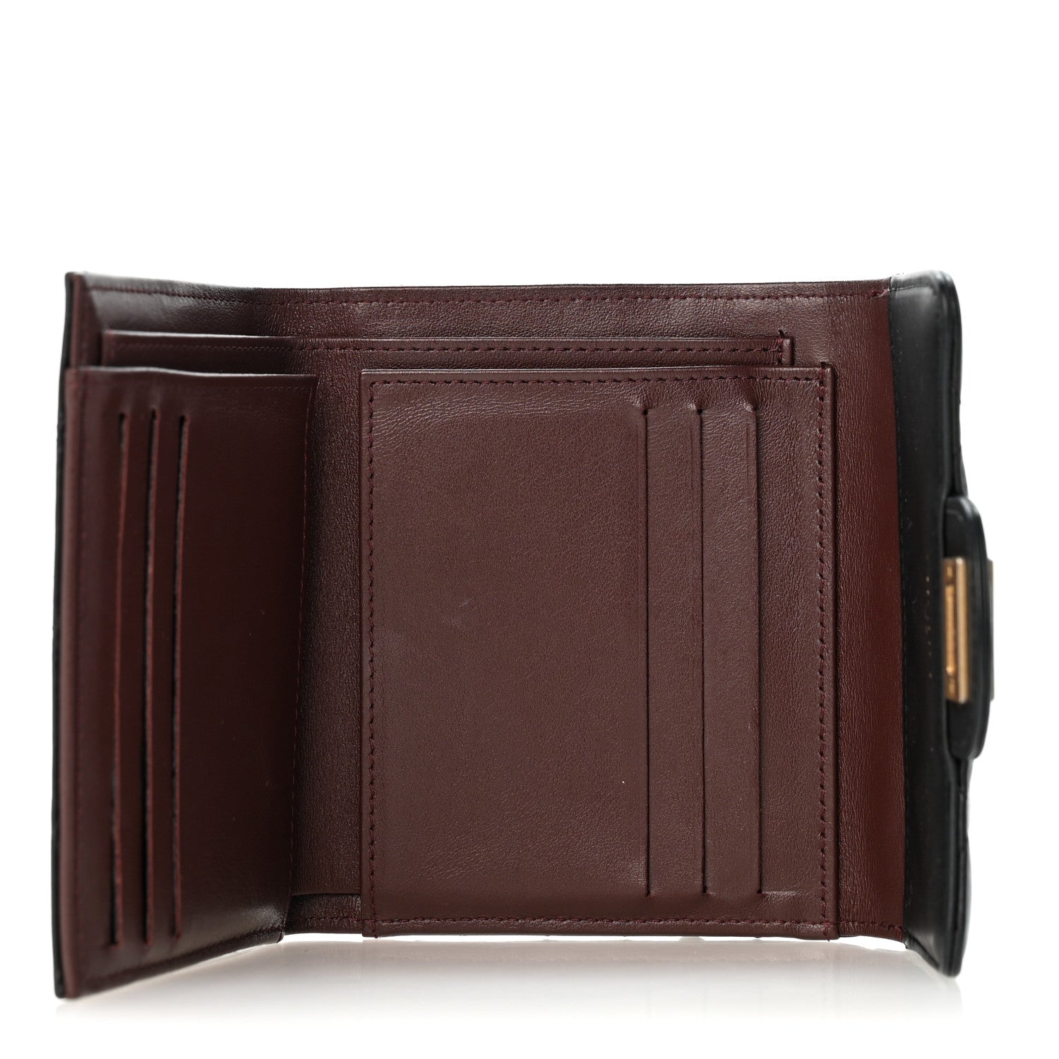 Chanel Aged Calfskin Quilted Reissue Compact Wallet Black 5 of 11