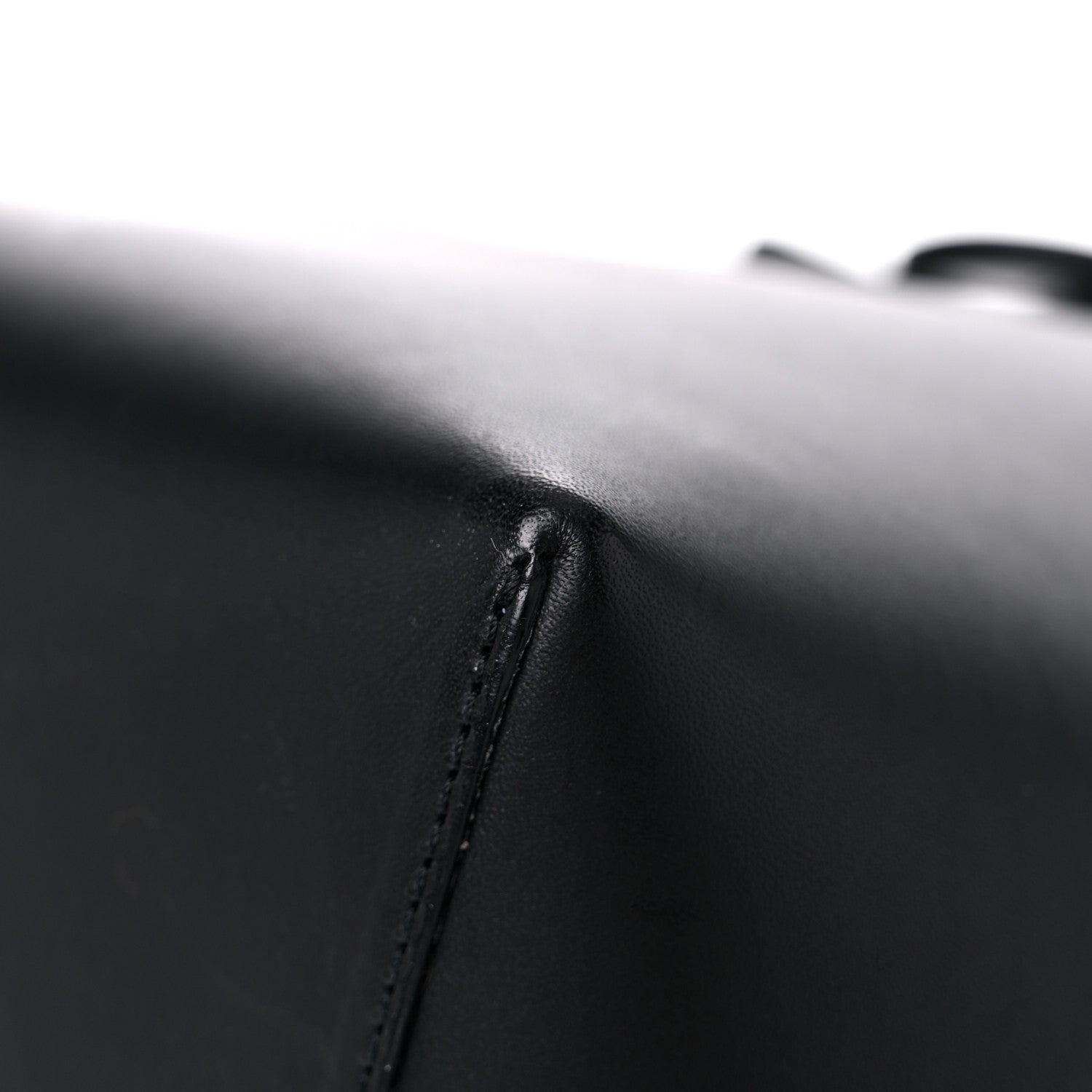 Mansur Gavriel Vegetable Tanned Calfskin Bucket Bag Black Royal 7 of 16