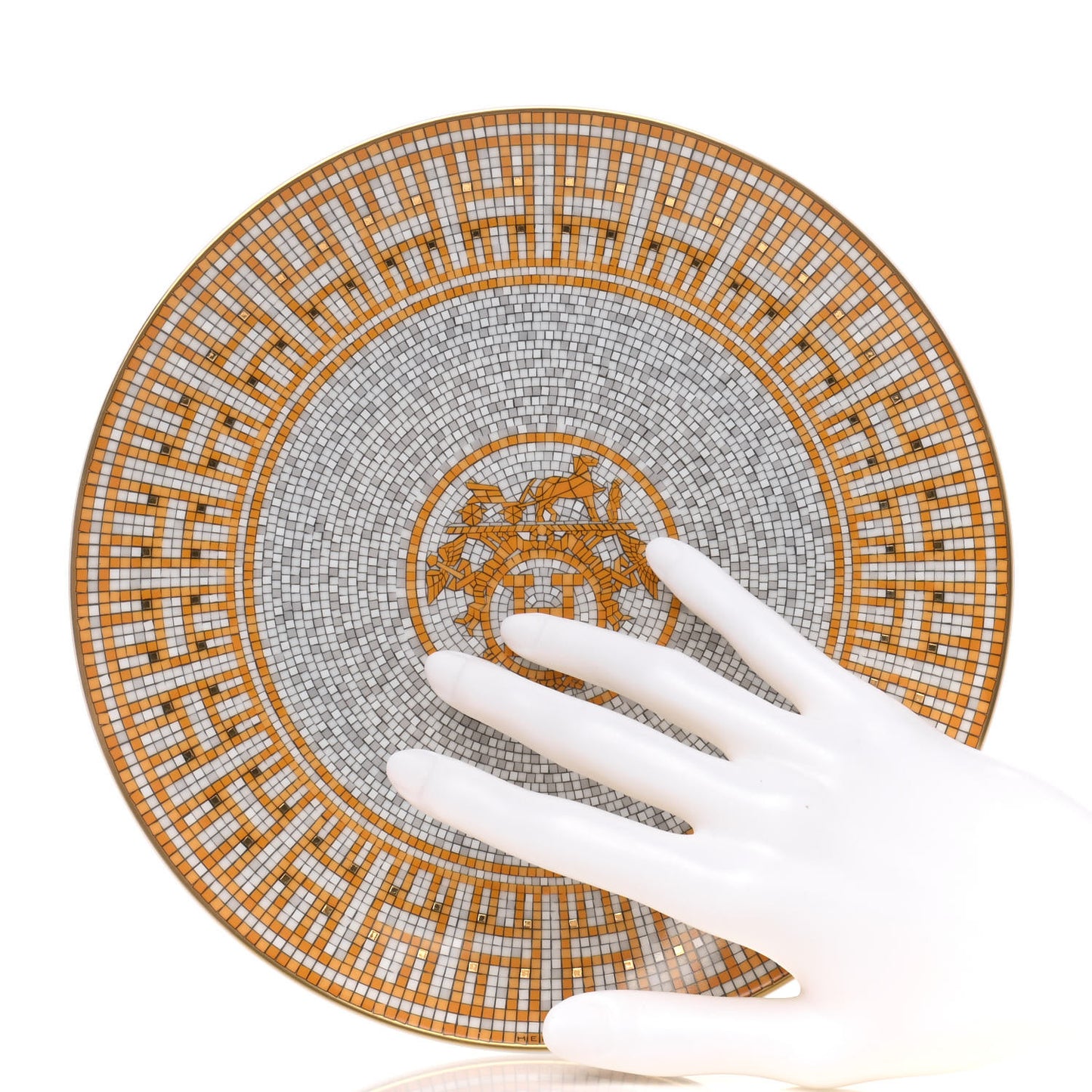 Porcelain Mosaique au 24 Dessert Plate 8.3