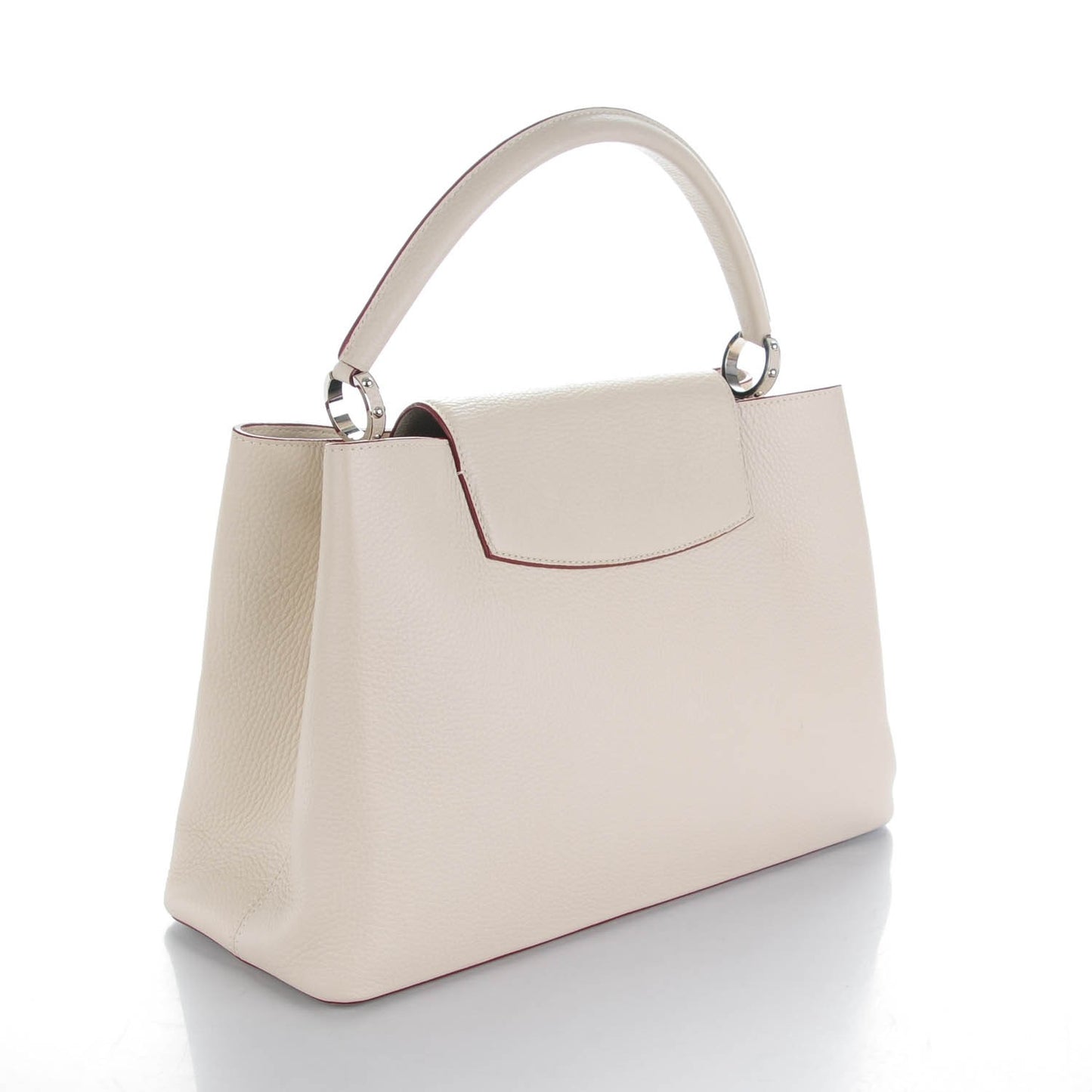 Taurillon Capucines GM Blanc Casse