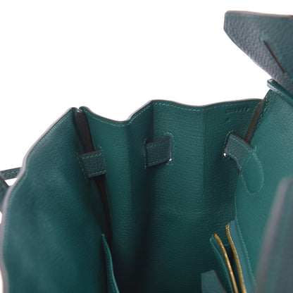 Hermes Togo Birkin 35 Malachite 27 of 33