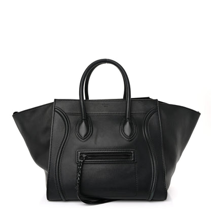 Celine Smooth Calfskin Medium Phantom Luggage Black 1 of 11