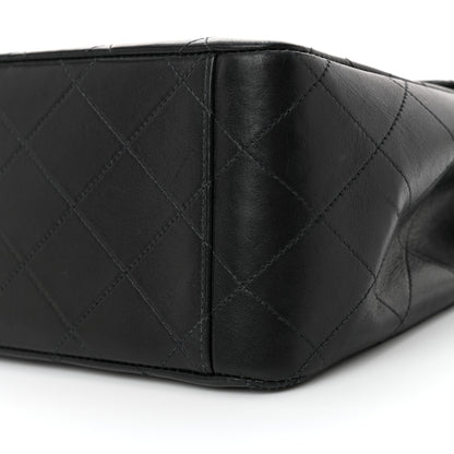 Chanel Lambskin Quilted XL Jumbo Single Flap Black 11 of 13