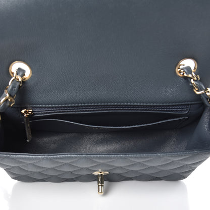 Chanel Caviar Quilted Mini Rectangular Flap Dark Grey 5 of 8