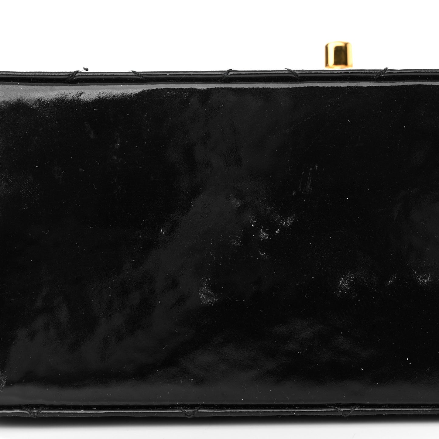 Patent Medium Kelly Flap Black