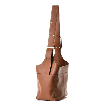 Delvaux Grained Calfskin Mini So Cool Satchel Vegetal Ivory 2 of 5