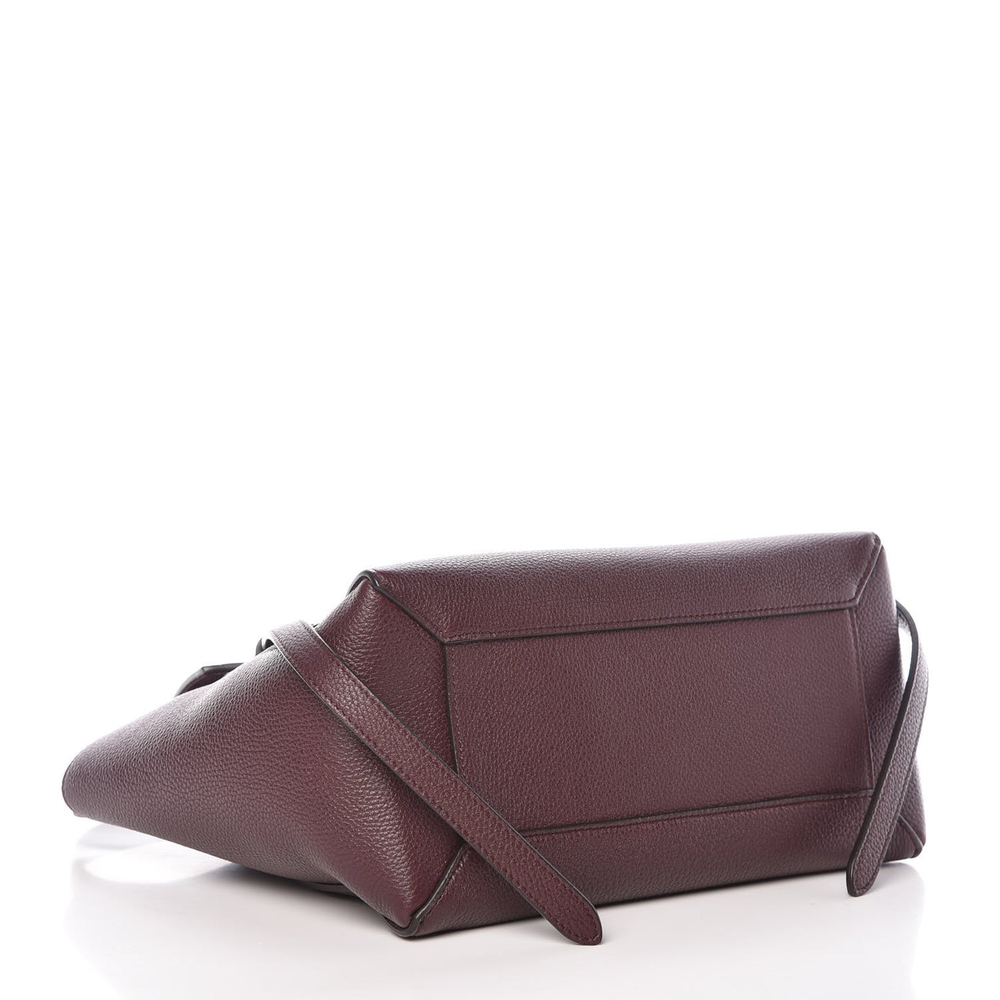 Baby Grained Calfskin Micro Belt Bag Burgundy