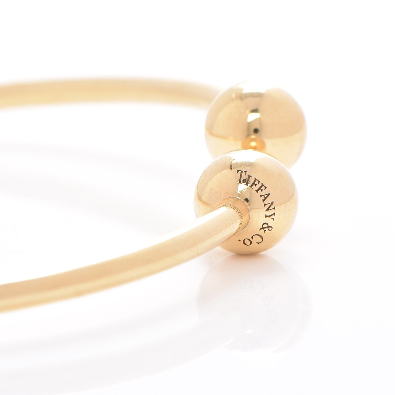 Tiffany 18K Yellow Gold HardWear Ball Wire Bracelet 7 of 8