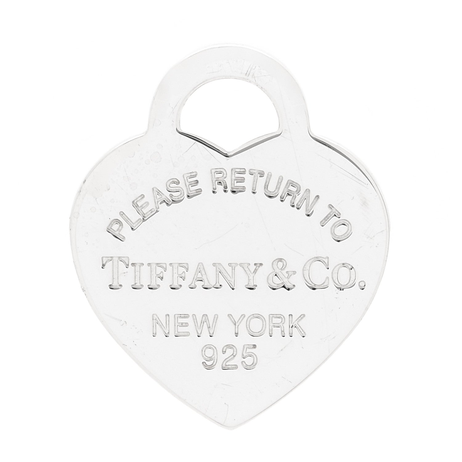 Tiffany Sterling Silver Return to Tiffany Heart Pendant 1 of 4