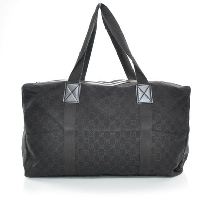 Gucci Monogram Large Duffle Bag Black 1 of 10