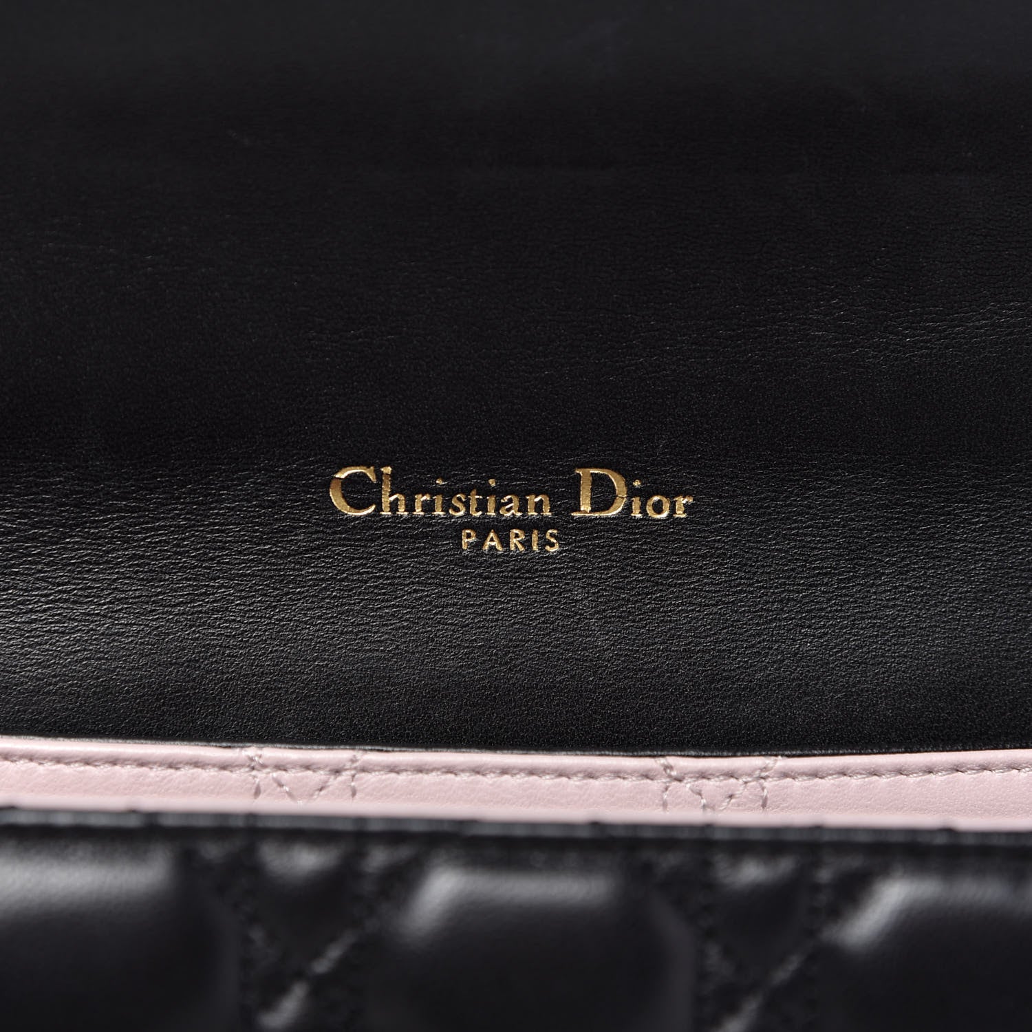 Christian Dior Lambskin Cannage Medium Miss Dior Flap Black 8 of 13