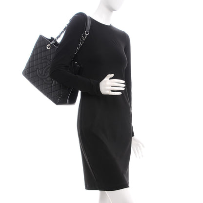 Chanel Caviar Quilted Grand Shopping Tote GST Black 2 of 11