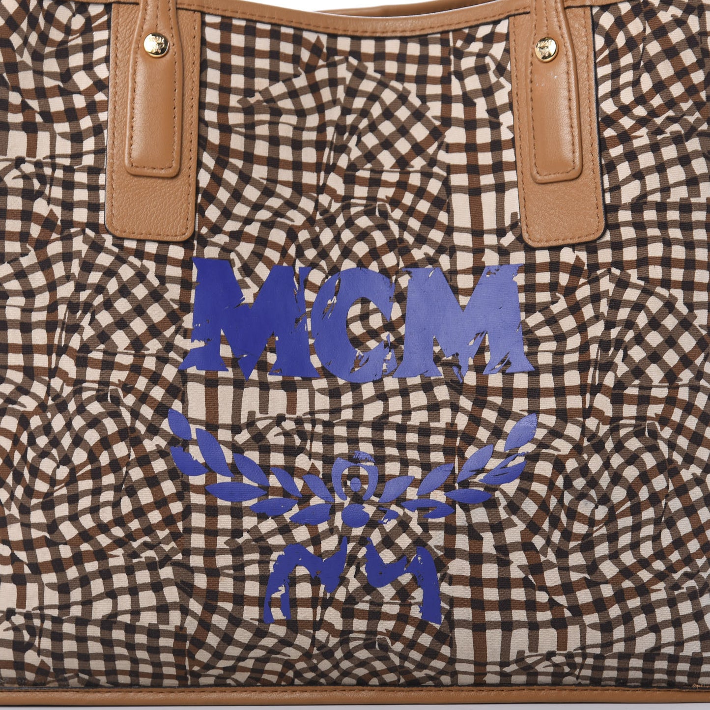 Visetos Medium Liz Reversible Shopper Tote Cognac