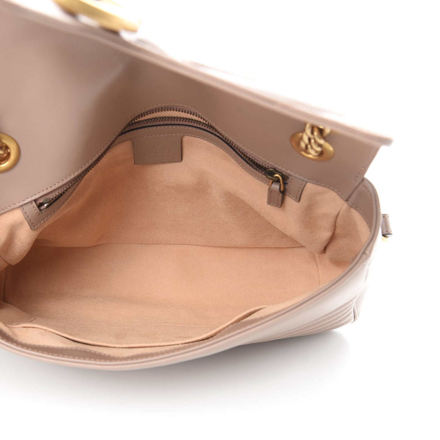 Calfskin Matelasse Medium GG Marmont Shoulder Bag Porcelain Rose