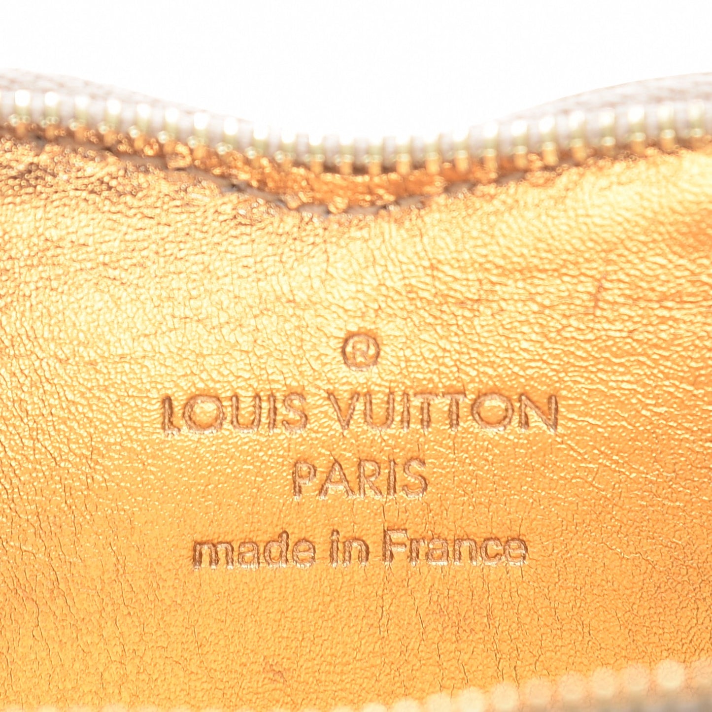 Monogram Miroir Heart Coin Purse Gold