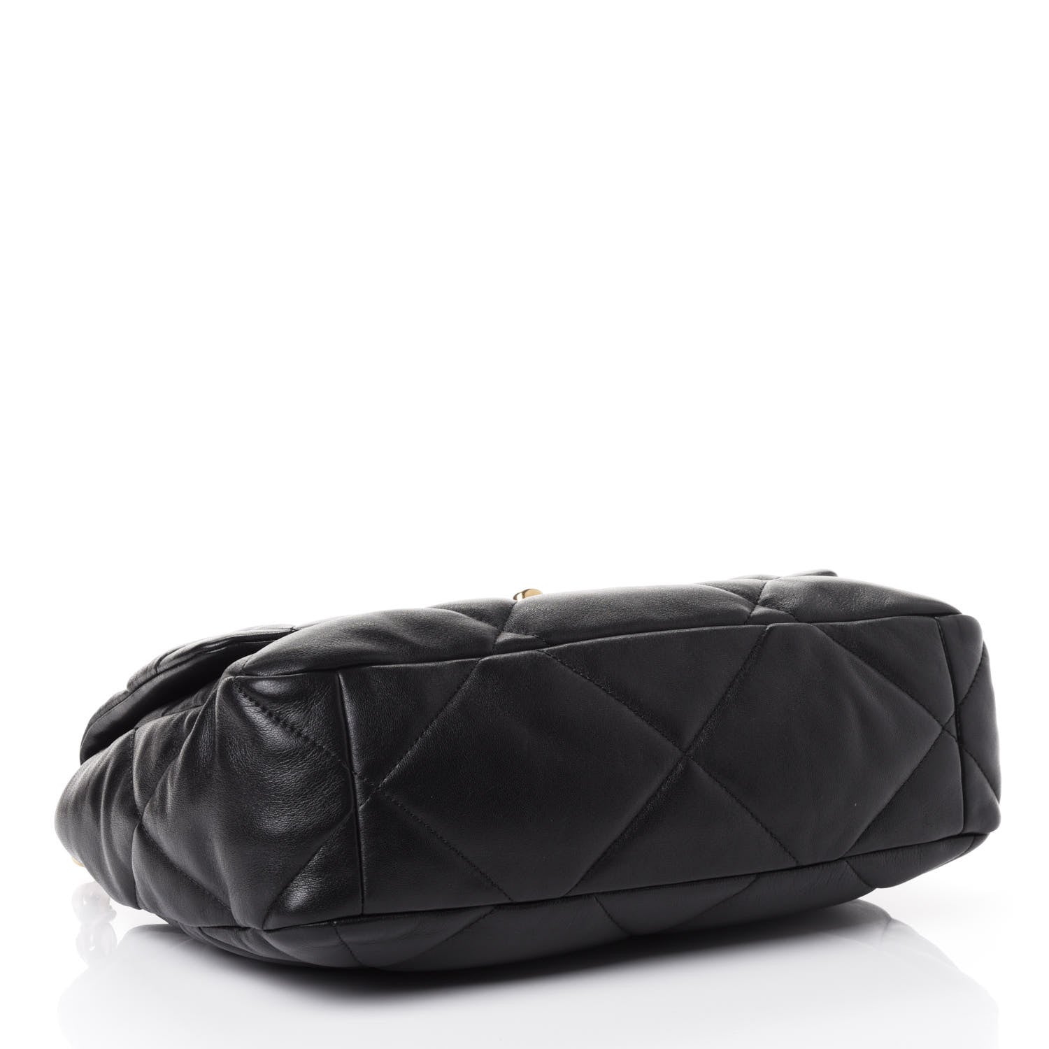 Chanel Lambskin Quilted Large Chanel 19 Flap Black 3 of 4