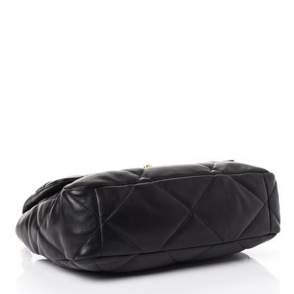 Chanel Lambskin Quilted Large Chanel 19 Flap Black 3 of 4