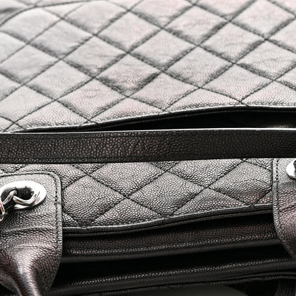 Chanel Caviar Quilted Large Urban Companion Top Handle Shopping Tote Black 15 of 18