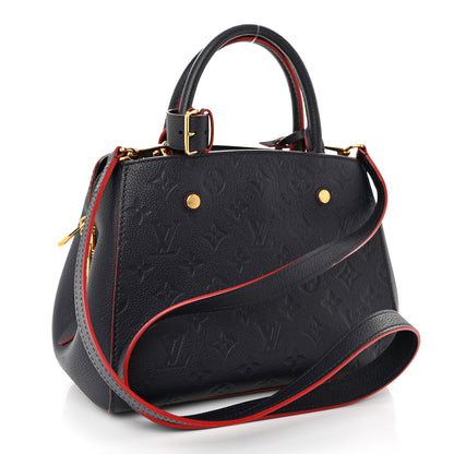 Louis Vuitton Empreinte Montaigne BB Marine Rouge 3 of 10