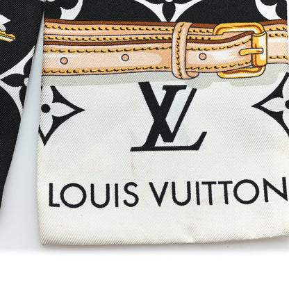 Louis Vuitton Silk Monogram Confidential Bandeau Black 4 of 5
