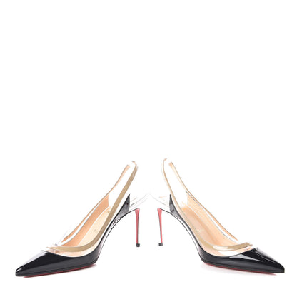 Christian Louboutin Patent PVC Paulina 100 Pumps 38.5 Black 5 of 10