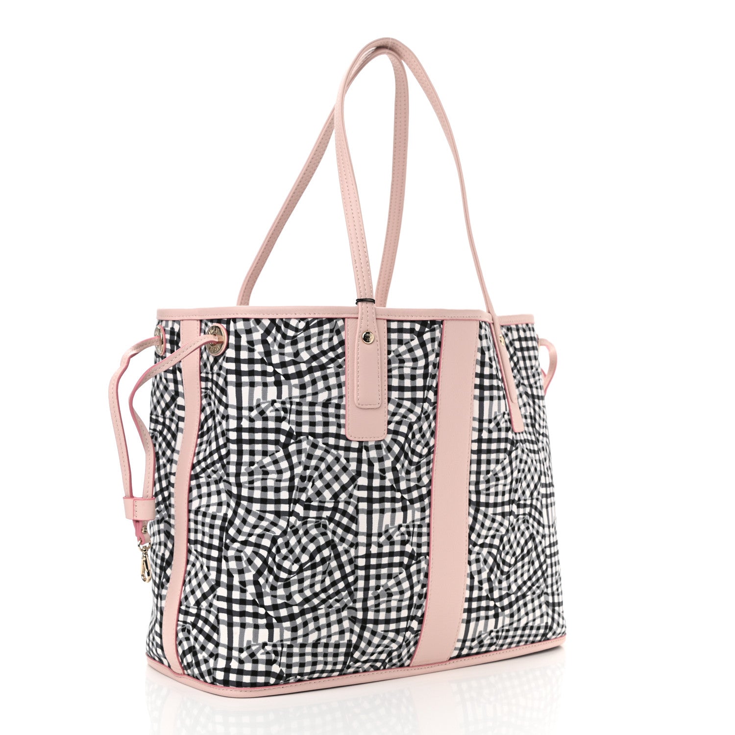 MCM Visetos Medium Liz Reversible Shopper Tote Powder Pink 5 of 12