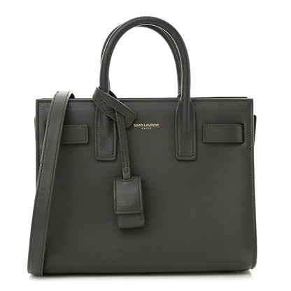 Saint Laurent Calfskin Nano Sac De Jour Fog 1 of 17