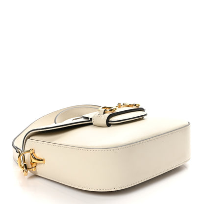 Gucci Azalea Calfskin Web Mini Horsebit 1955 Shoulder Bag Mystic White 4 of 10